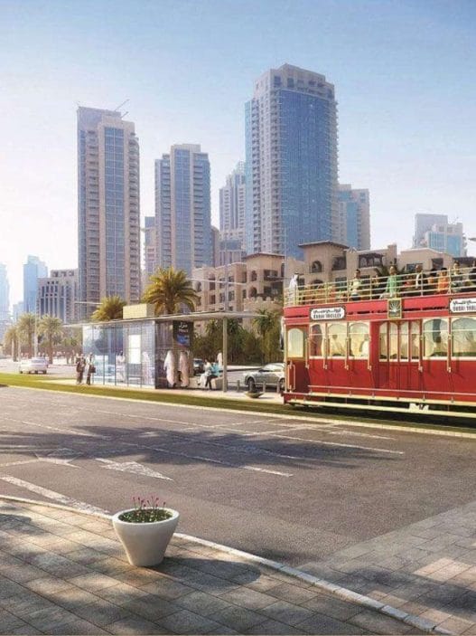trolley tram Dubai